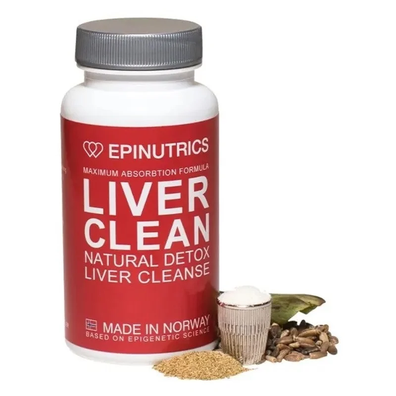 Epinutrics Epi-LiverClean, boksen med urtekapslene