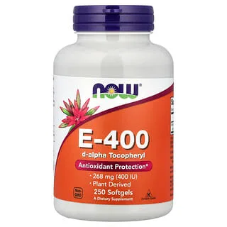 NOW Foods E-400, 268 mg (400 IU)