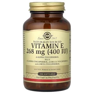 Solgar Vitamin E, naturlig kilde