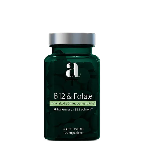 A+ B12 & Folat 120 sugetabletter