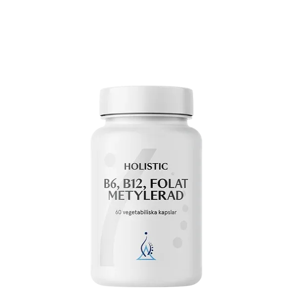 Holistic B6 B12 Folat Metylert 60 kapsler