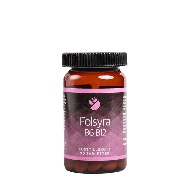 B6 B12 Folsyre 90 tabletter