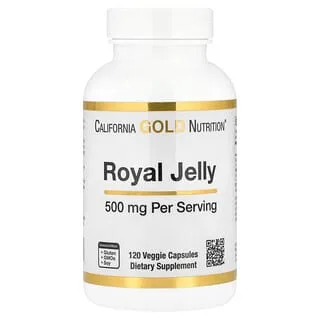 California Gold Nutrition Royal Jelly 500 mg (120 kapsler)