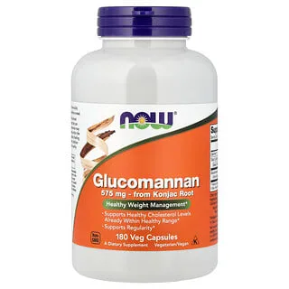 NOW Foods Glucomannan 575 mg