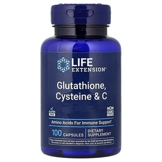 Life Extension Glutation, Cystein og Vitamin C
