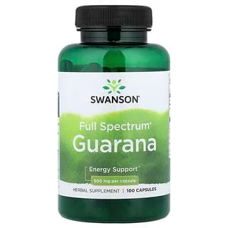 Swanson Full Spectrum Guarana 500 mg