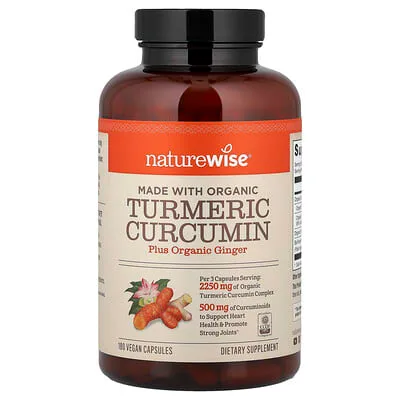 NatureWise Organic Turmeric Curcumin produktbilde
