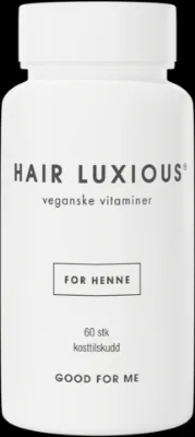 Hair Luxious For Henne – Veganske hårvitaminer 60 stk | Biotin for normalt hår