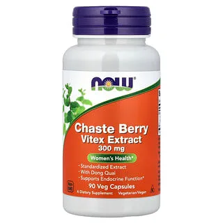 NOW Foods Chaste Berry Vitex Extract 300 mg
