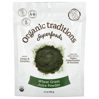 Organic Traditions Hvetegress Juicepulver