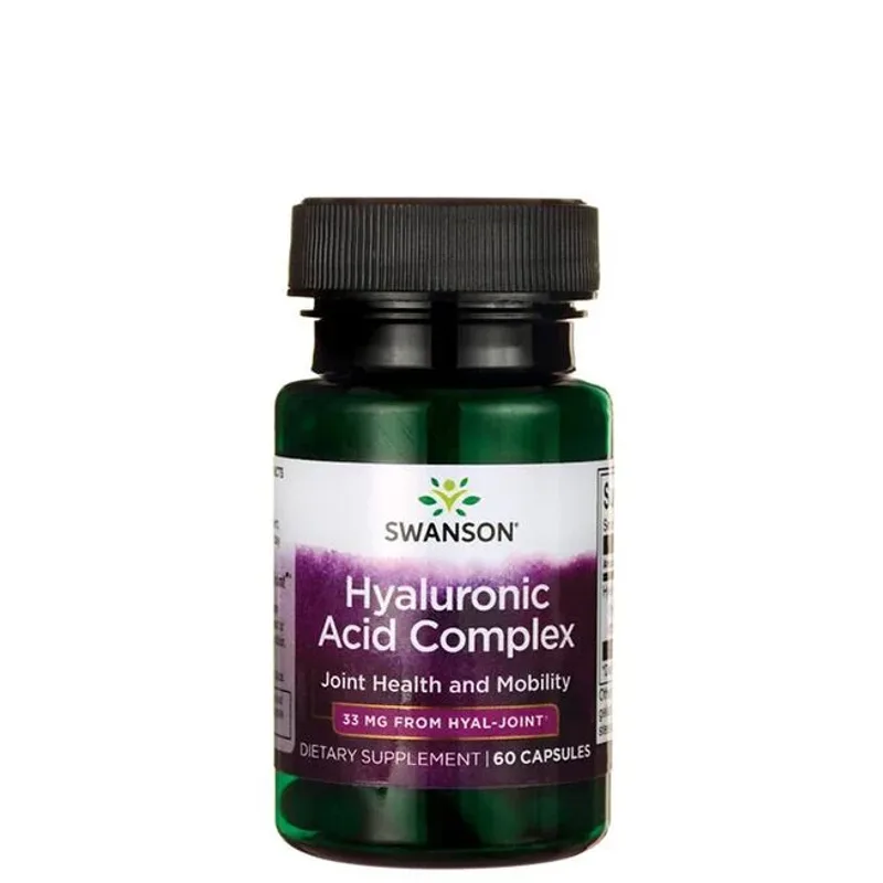 Swanson Hyaluronsyre Complex 33 mg, 60 kapsler