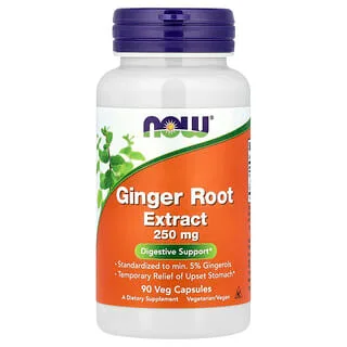 NOW Foods Ginger Root Extract 250 mg