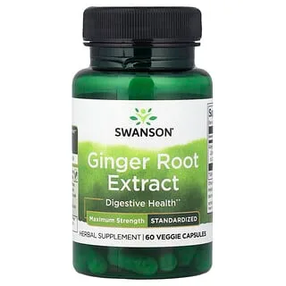 Swanson Ginger Root Extract, standardisert