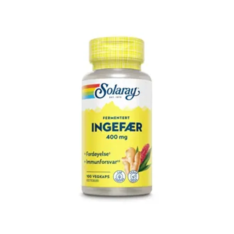 Solaray Fermentert Ingefær