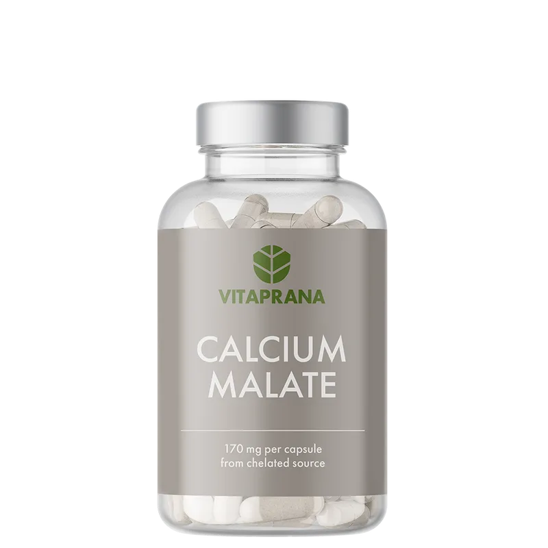 Vitaprana Calcium Malate 100 kapsler