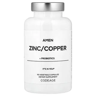 Codeage Amen Zinc/Copper + Probiotics