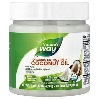 Nature's Way Organic Extra Virgin Coconut Oil (454 g)