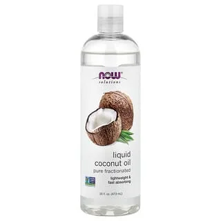 NOW Foods Liquid Coconut Oil, Fractionated (473 ml)