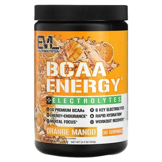 EVLution Nutrition BCAA Energy Plus Electrolytes – Orange Mango