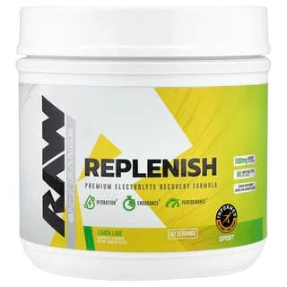 Raw Nutrition Endurance Replenish – Lemon Lime