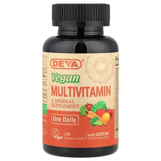 Deva Vegan Multivitamin & Mineral One Daily (90 Coated Tablets)