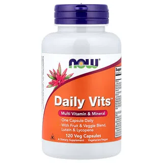 NOW Foods Daily Vits Multivitamin & Mineral (120 Veg Capsules)