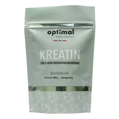 Optimal Nordic Nutrition Kreatin Monohydrat 500g