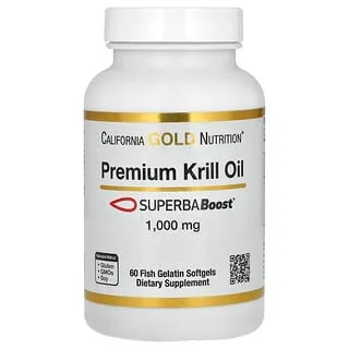 California Gold Nutrition Krillolje med SUPERBABoost 1000 mg