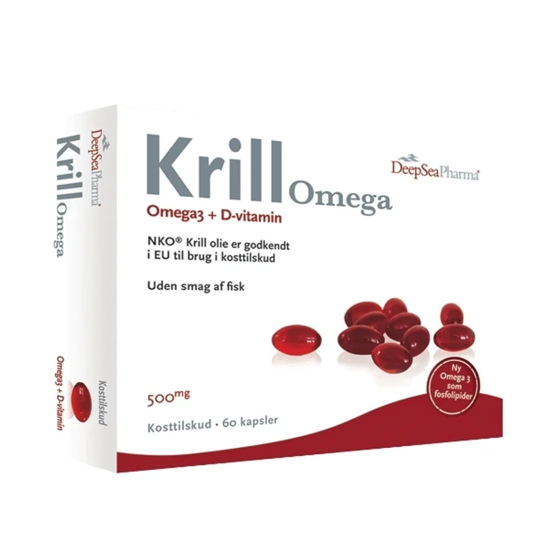 DeepSea Pharma KrillOmega + D-vitamin