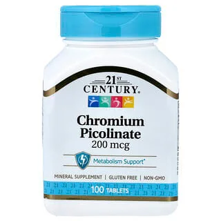 21st Century Chromium Picolinate 200 mcg