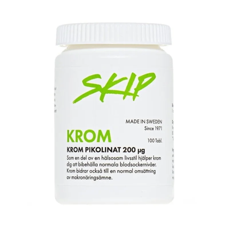 SKIP Krom pikolinat 200 µg i tabletter