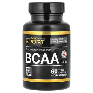 California Gold Nutrition BCAA 2:1:1 med AjiPure (60 kapsler)