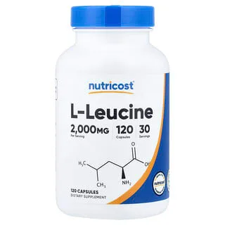 Nutricost L-Leucin 500 mg (120 kapsler)