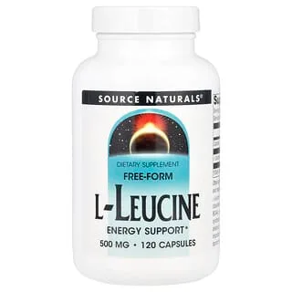 Source Naturals Free-Form L-Leucin 500 mg (120 kapsler)
