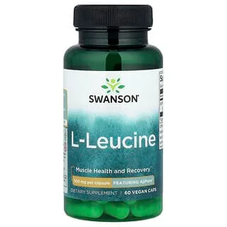 Swanson L-Leucin 500 mg (60 veganske kapsler)