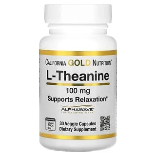 California Gold Nutrition L-Theanin AlphaWave 100 mg
