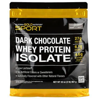 California Gold Nutrition Whey Protein Isolate Mørk Sjokolade (907 g)