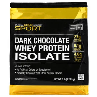 California Gold Nutrition Whey Protein Isolate Mørk Sjokolade (2,27 kg)