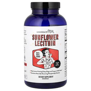 Legendairy Milk Solsikkelecitin, 200 kapsler