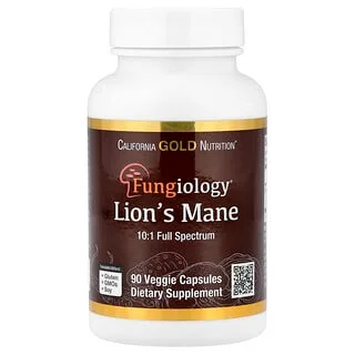 California Gold Nutrition Organic Lion's Mane, 90 kapsler