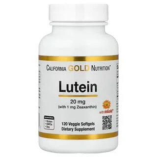 California Gold Nutrition Lutein med Zeaxantin (120 kapsler)