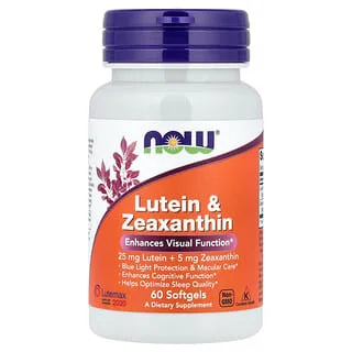 NOW Foods Lutein og Zeaxantin