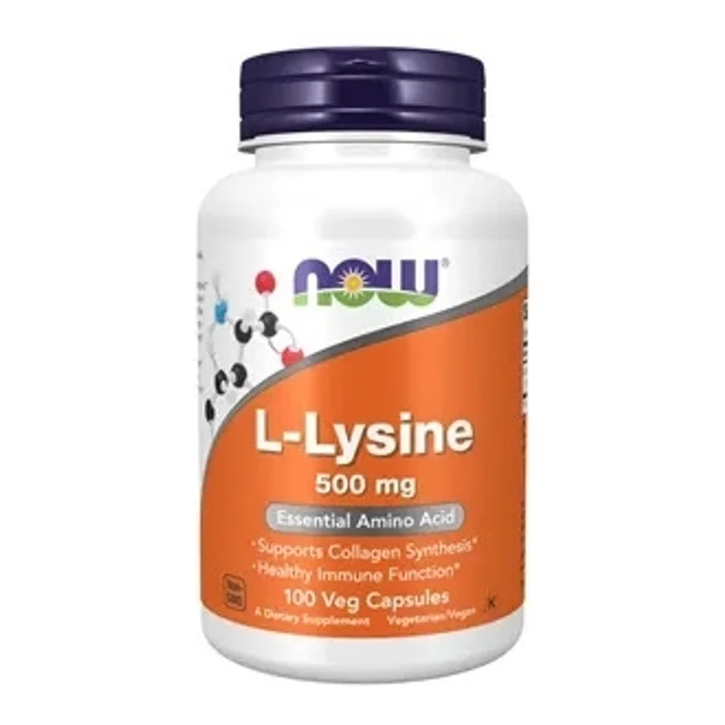 NOW L-Lysine Kapsler