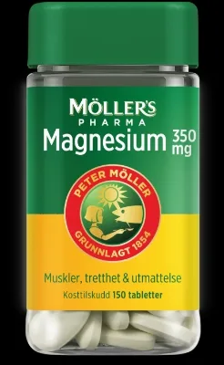 Møllers Pharma magnesium tab 350mg - 150stk