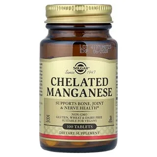 Solgar Chelated Manganese 8 mg