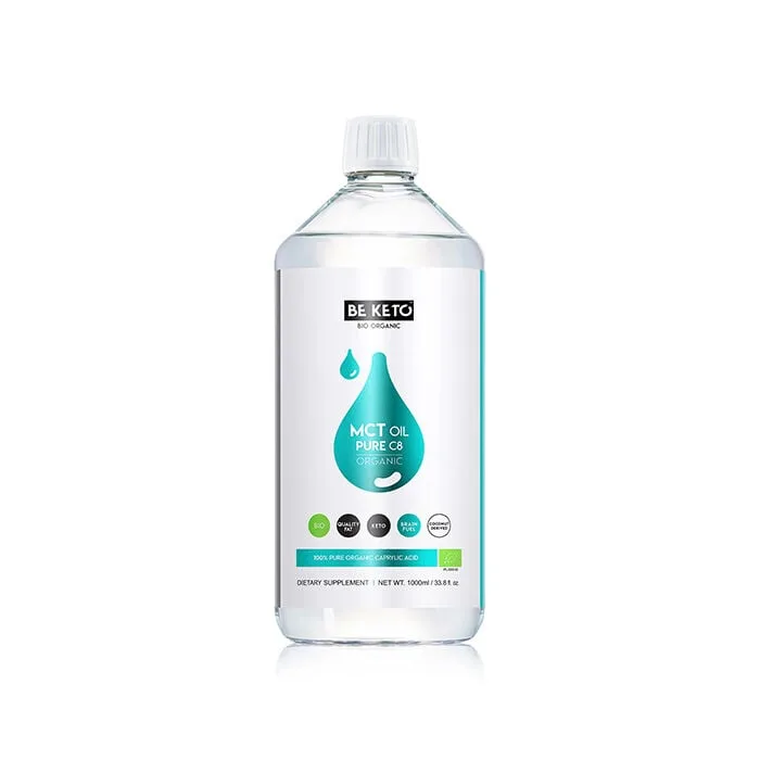 BeKeto Organic MCT Oil C8 1000 ml