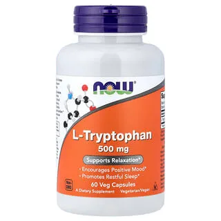 NOW Foods L-Tryptophan 500 mg (60 kapsler)