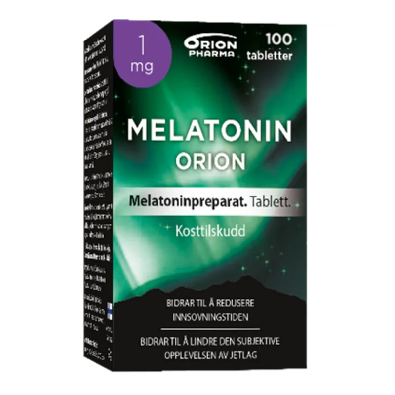 Melatonin Orion tabletter 1 mg 100 stk