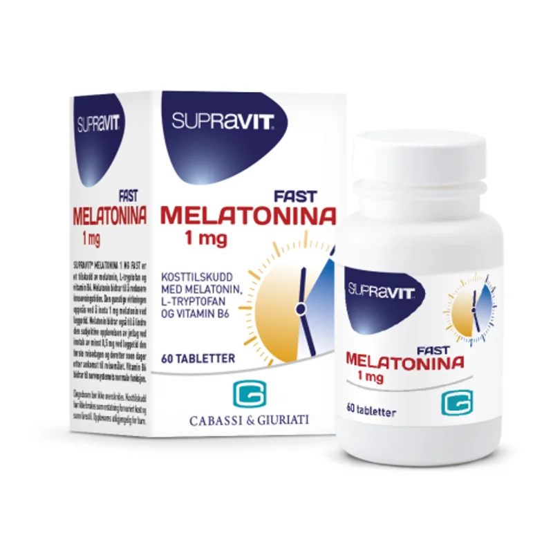 Supravit Melatonina 1 mg 60 tabletter