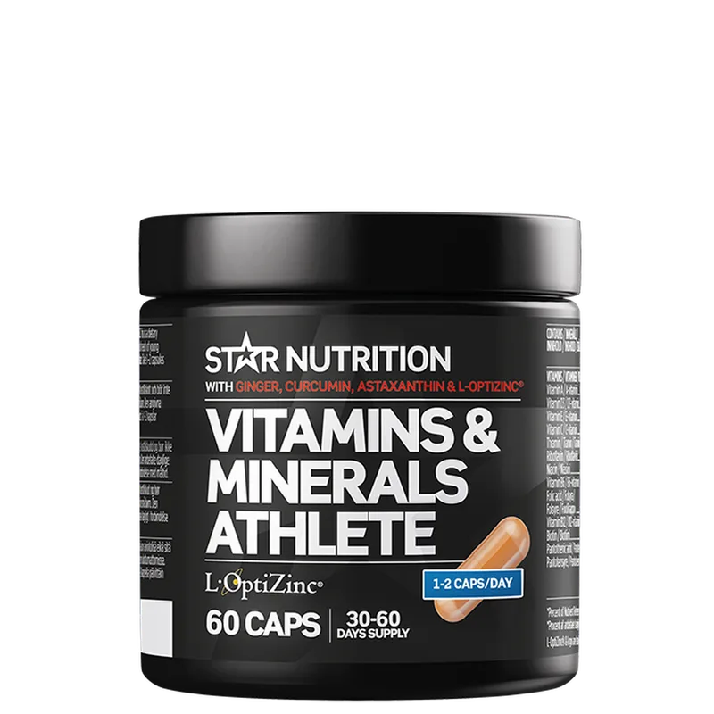 Star Nutrition Ultimate Vitamins & Minerals Athlete 60 kapsler